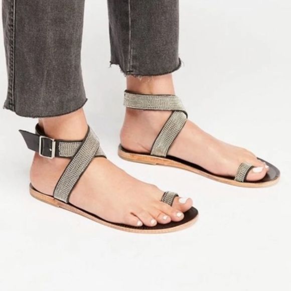 NWT Free People Sunset Cruise Sandals - Picture 1 of 9